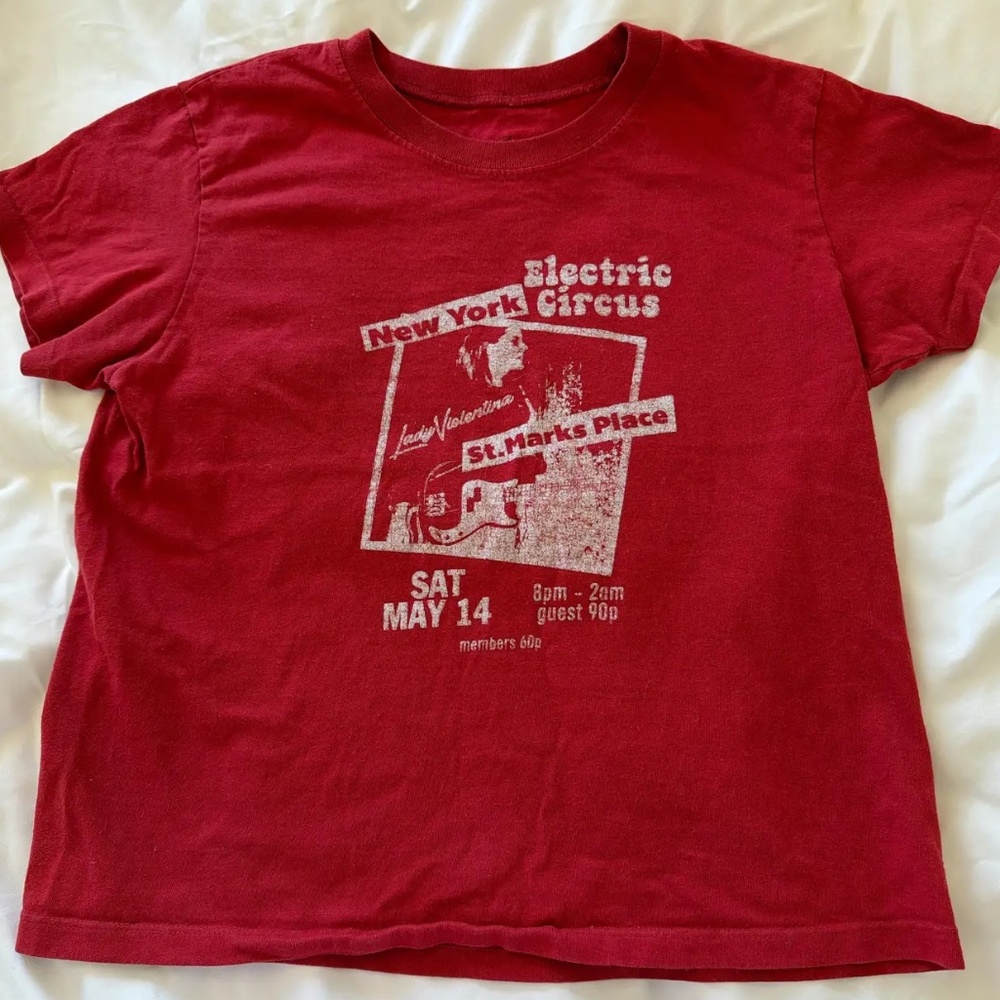 John Galt Women's Red Graphic T-shirt